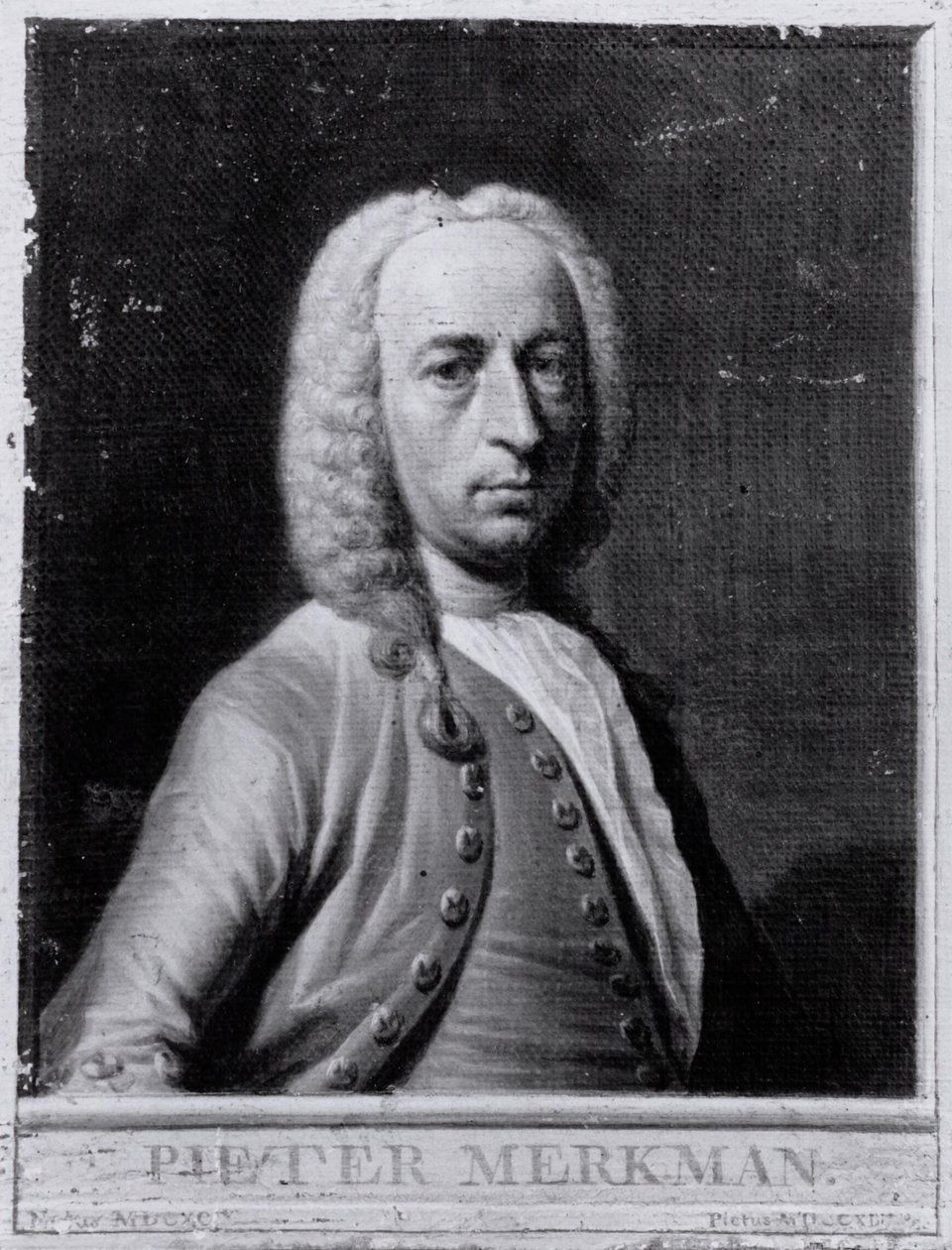 Portrait de Pieter Merkman Jr - Frans Decker