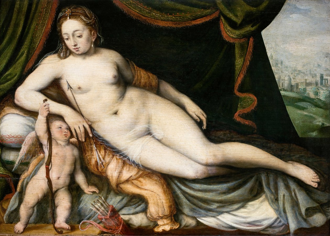 Vénus et Cupidon - Frans Floris I