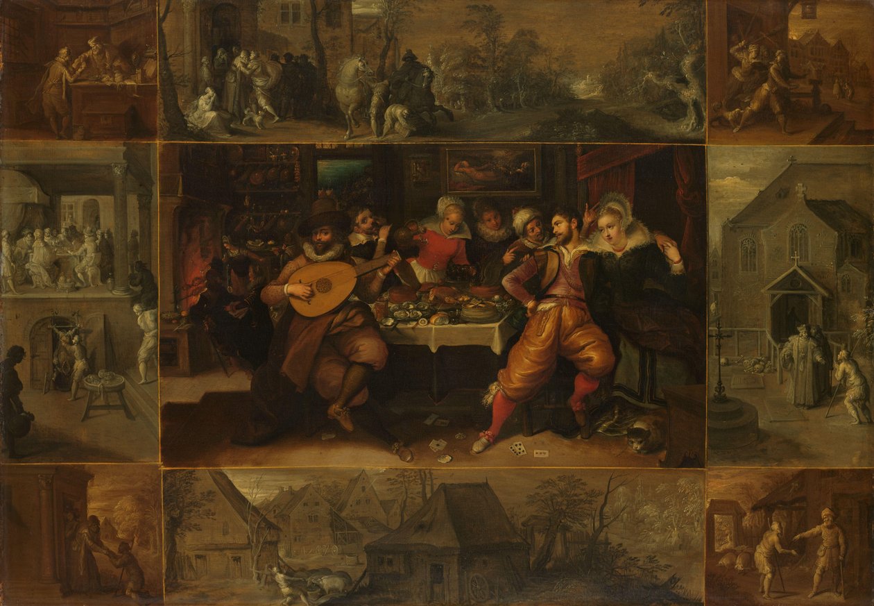 La Parabole du fils prodigue - Frans Francken (II)