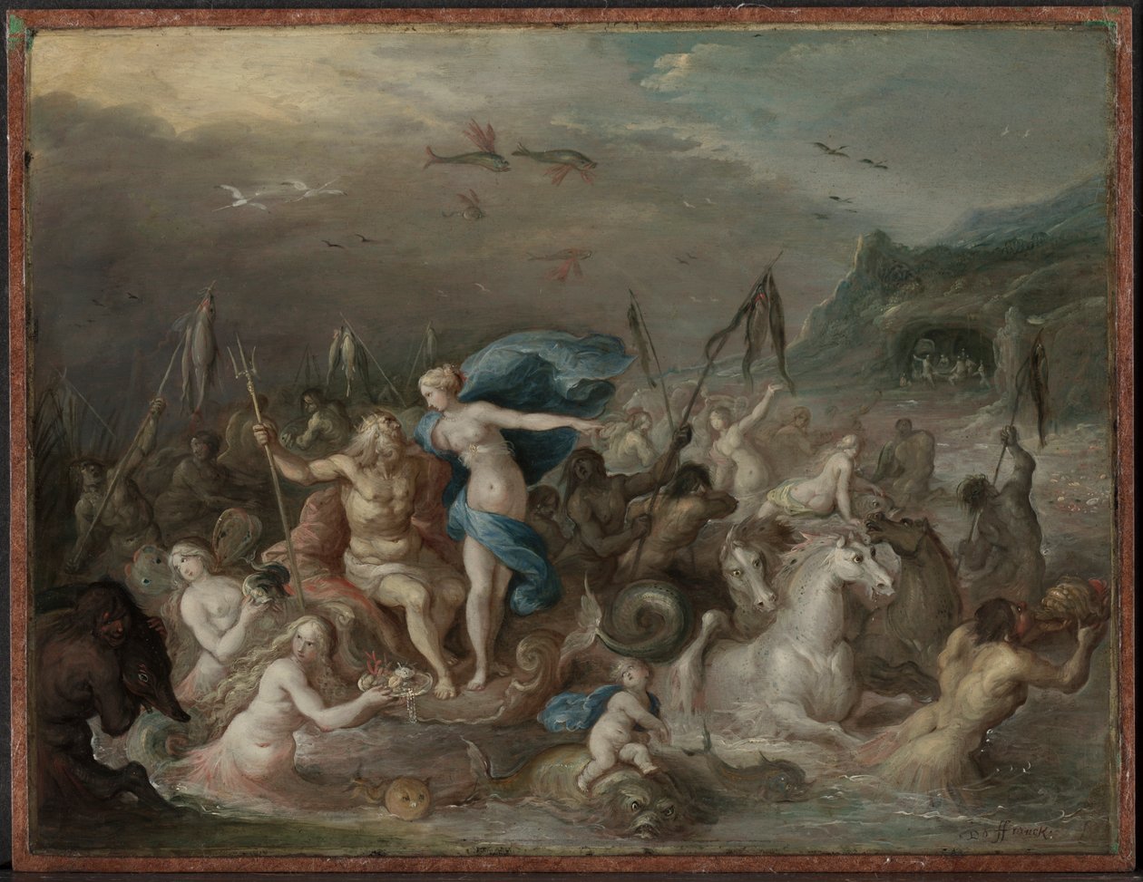Le triomphe de Neptune et Amphitrite, années 1630 - Frans Francken