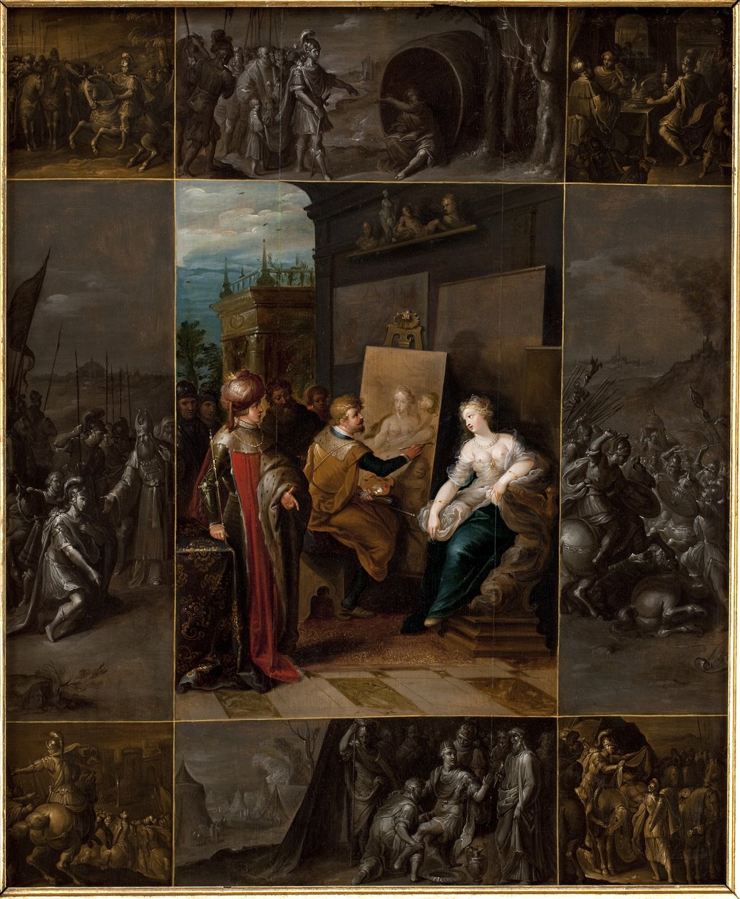 Apelles peignant Campaspe - Frans Francken d.Y.