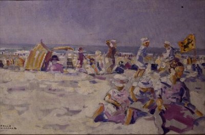 Scène de plage - Frans Gaillard