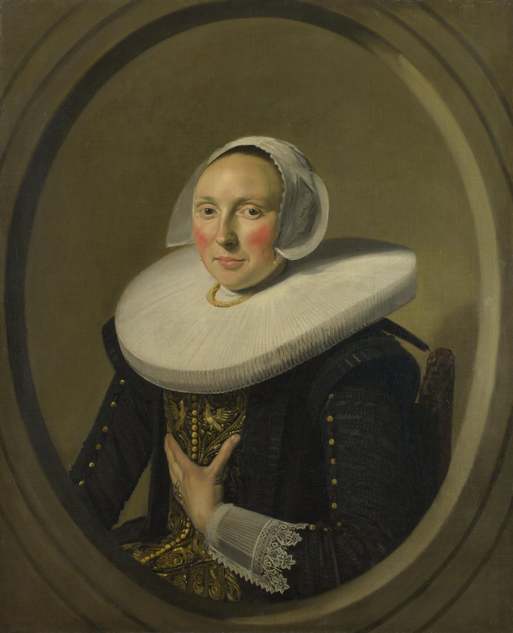 Portrait de femme (Marie Larp ) - Frans Hals