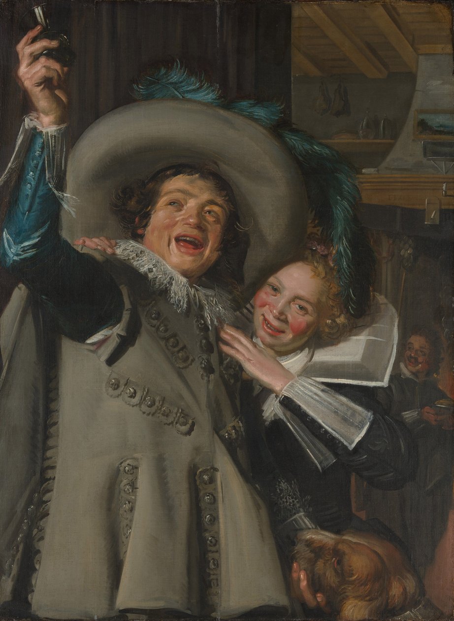 Jeune Homme et Femme dans une Auberge - Frans Hals