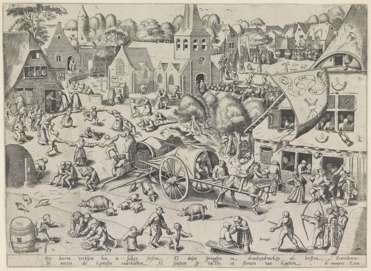 Fête foraine de Hoboken - Frans Hogenberg