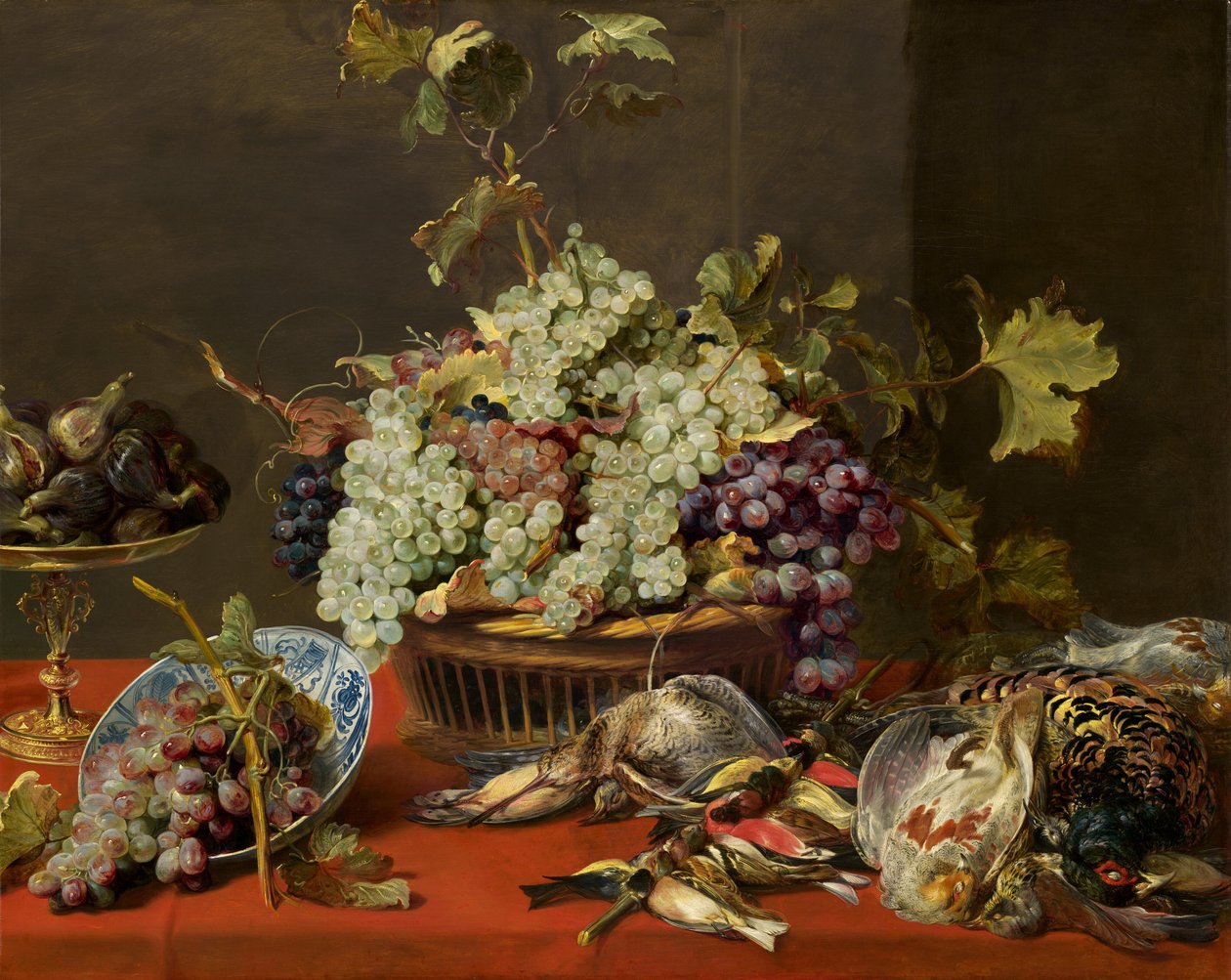 Nature morte avec raisins et gibier - Frans Snyders