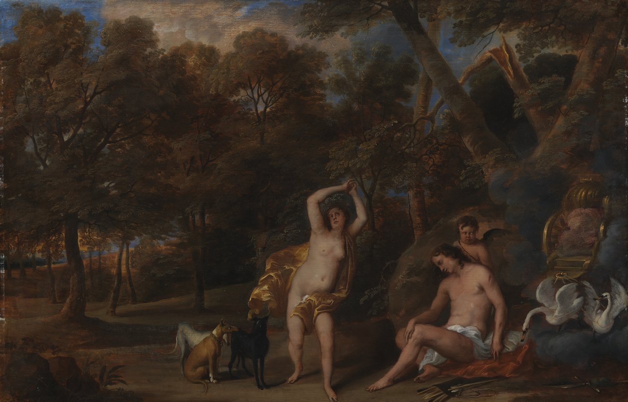 Vénus pleurant Adonis tué - Frans Wouters