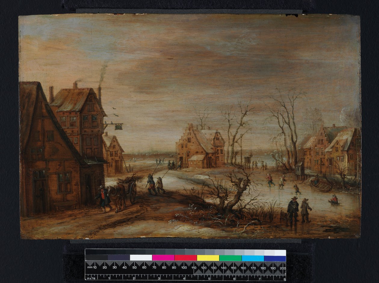 Un Village en Hiver - Frans de Momper