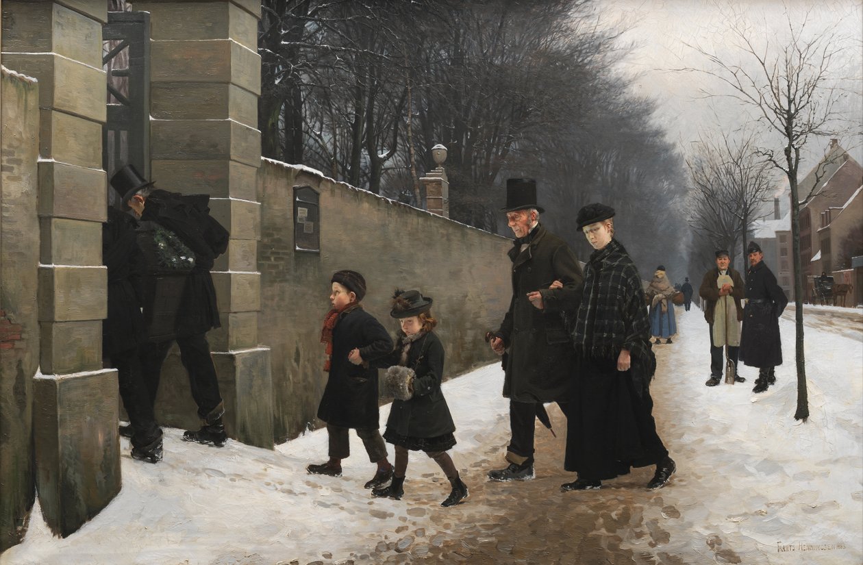 Un enterrement - Frants Henningsen