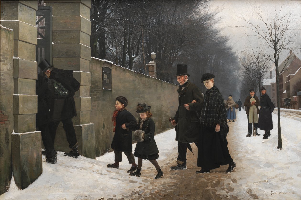 Un enterrement - Frants Henningsen