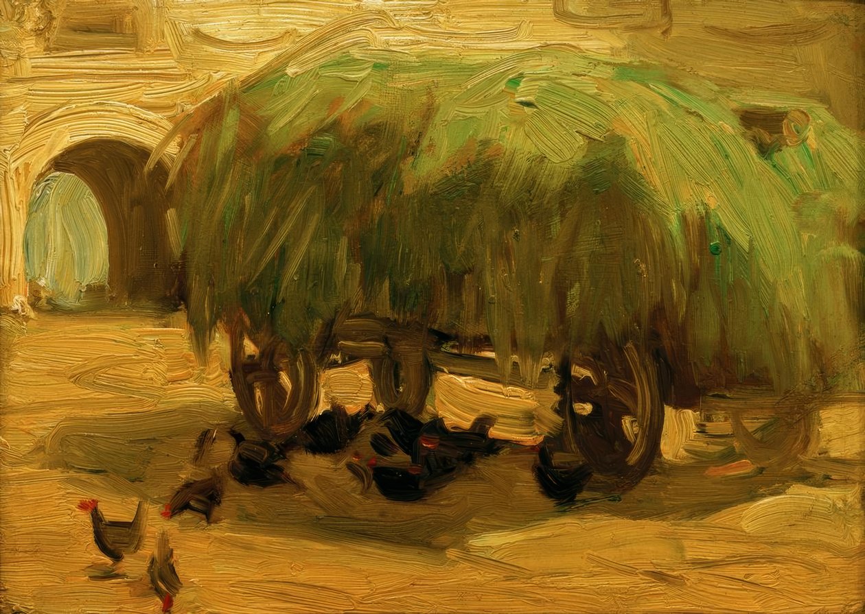 Chariot de foin - Franz Marc