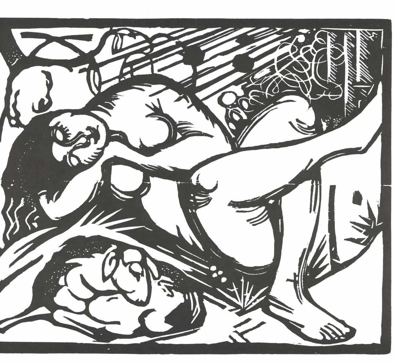 Bergère endormie - Franz Marc