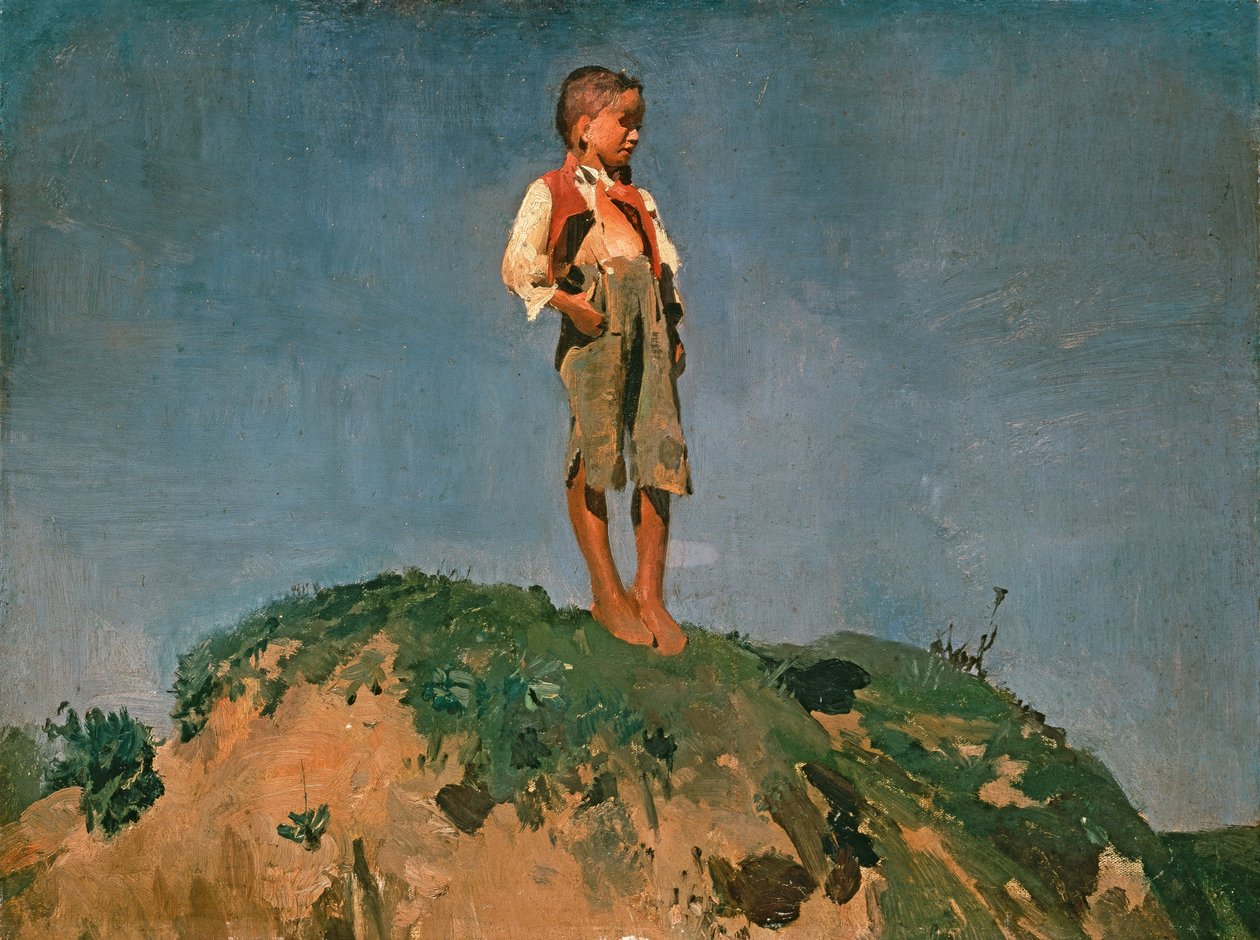 Jeune berger - Franz Seraph von Lenbach