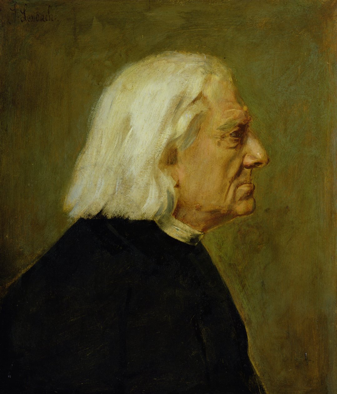 Le compositeur Franz Liszt (1811-86), 1884 - Franz Seraph von Lenbach