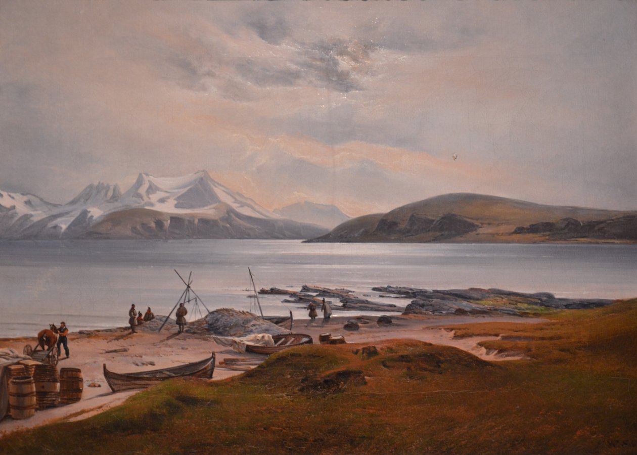 Paysage côtier avec Samis - Franz Wilhelm Schiertz