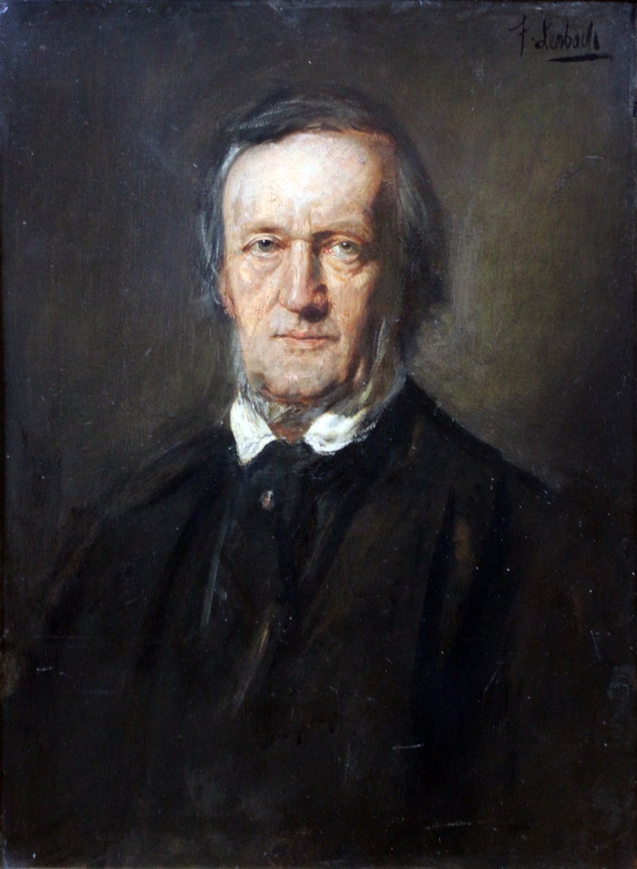 Portrait de Richard Wagner - Franz von Lenbach