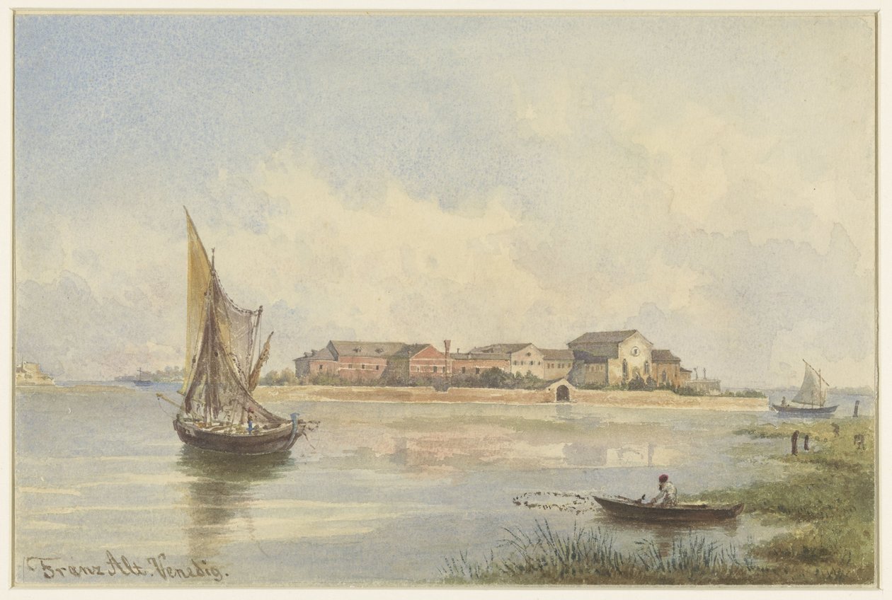 Vue sur la lagune à Venise - Franz Alt