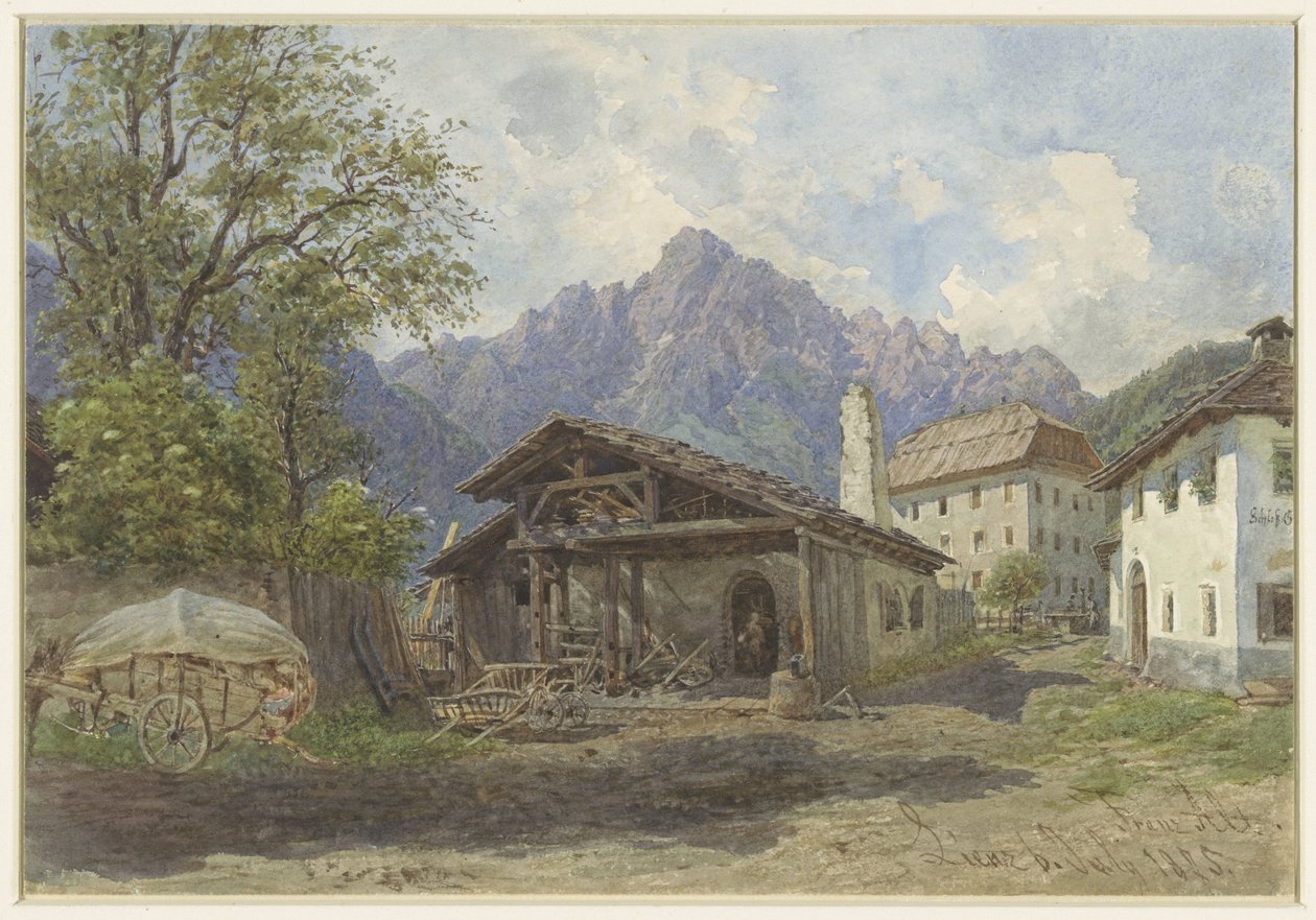 Vue de Lienz - Franz Alt