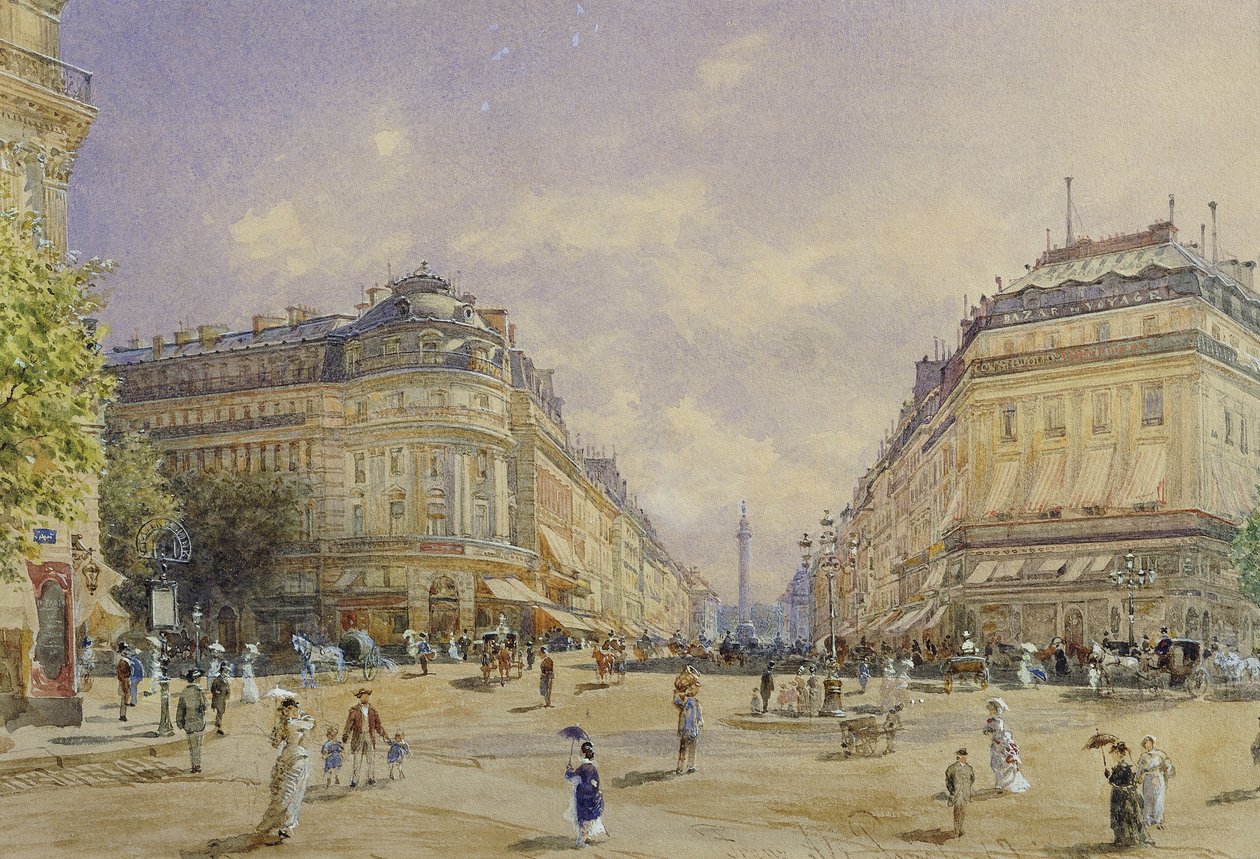 La Rue de la Paix, Paris, 1886 - Franz Alt