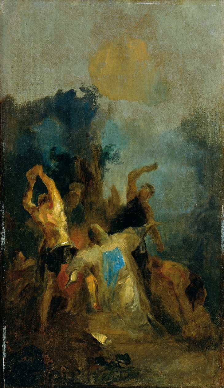 La lapidation de saint Étienne - Franz Anton Maulbertsch