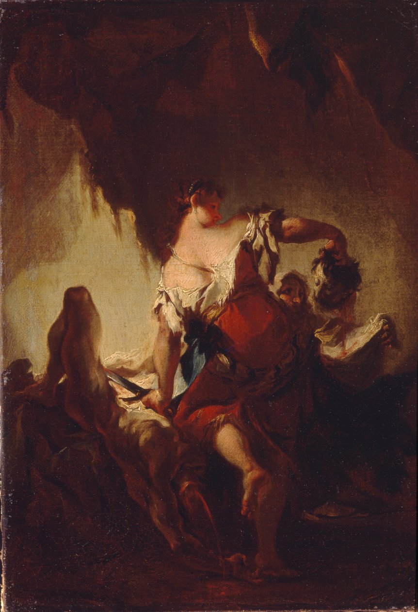 Judith avec la tête d