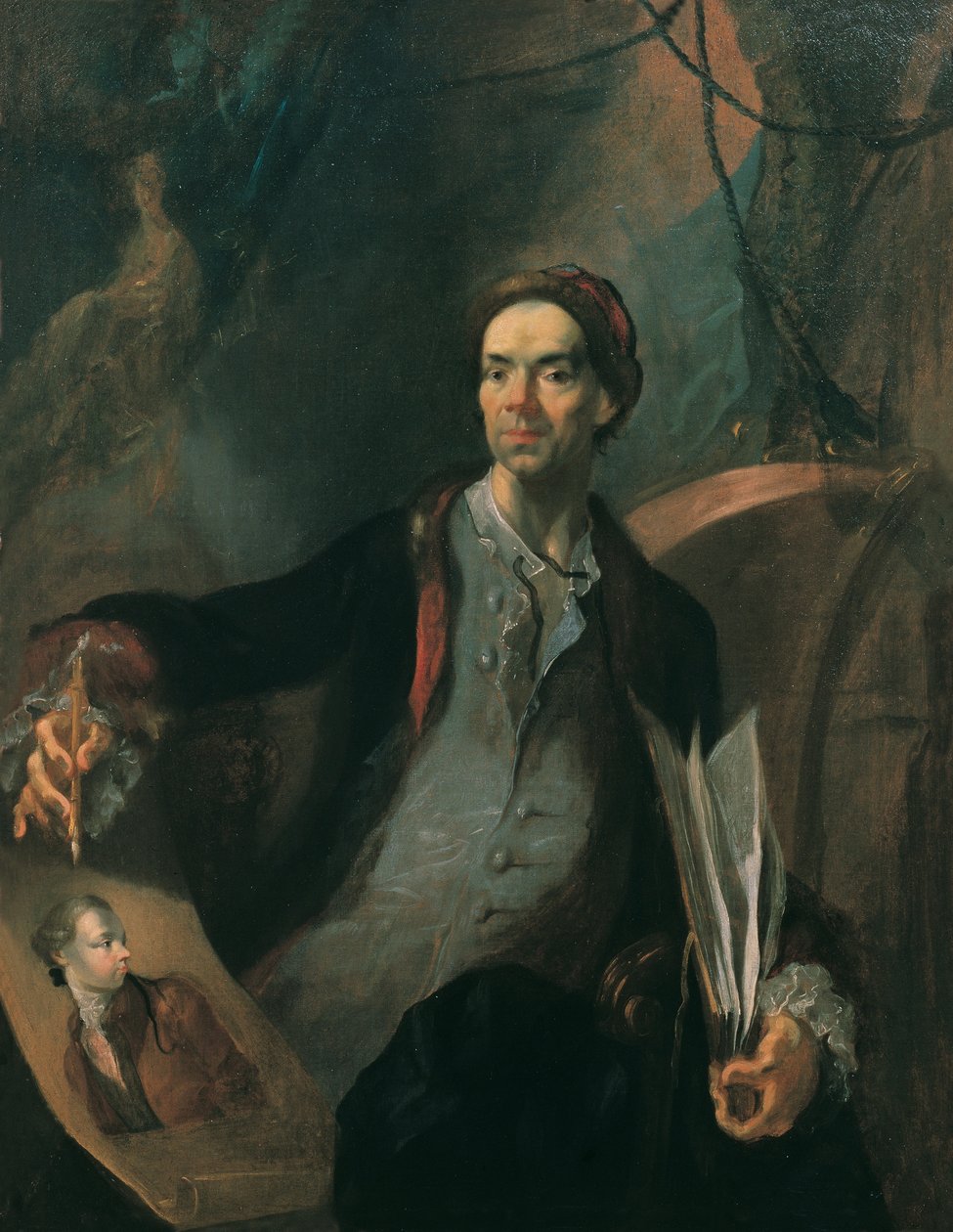 Autoportrait, vers 1767 - Franz Anton Maulbertsch