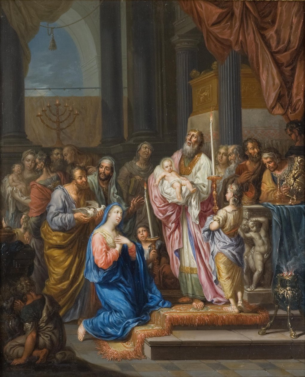 Offrande au temple - Franz Christoph Janneck