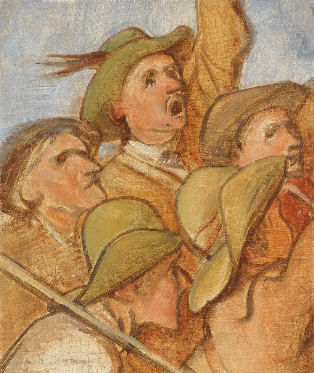 Paysans (Combattants pour la liberté du Tyrol) - Franz Defregger