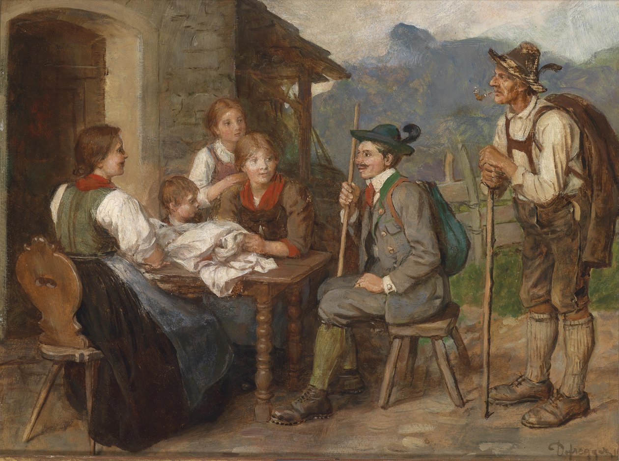 Salon-Tiroler - Franz Defregger