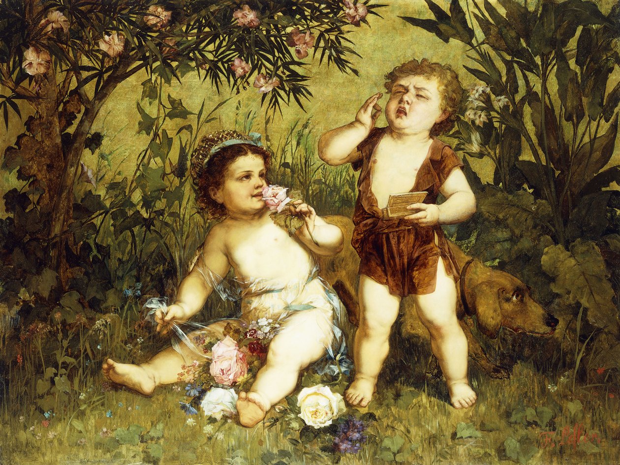 Putti enjoués - Franz Eybl