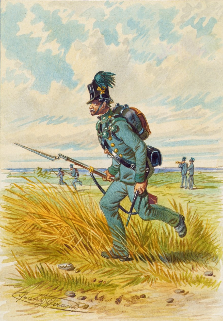 Soldat avec baïonnette - Franz Gerasch