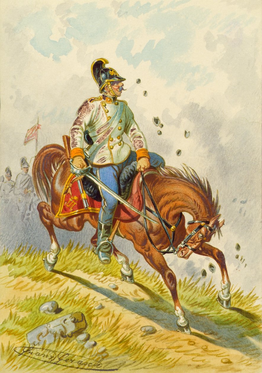 Soldat à cheval - Franz Gerasch