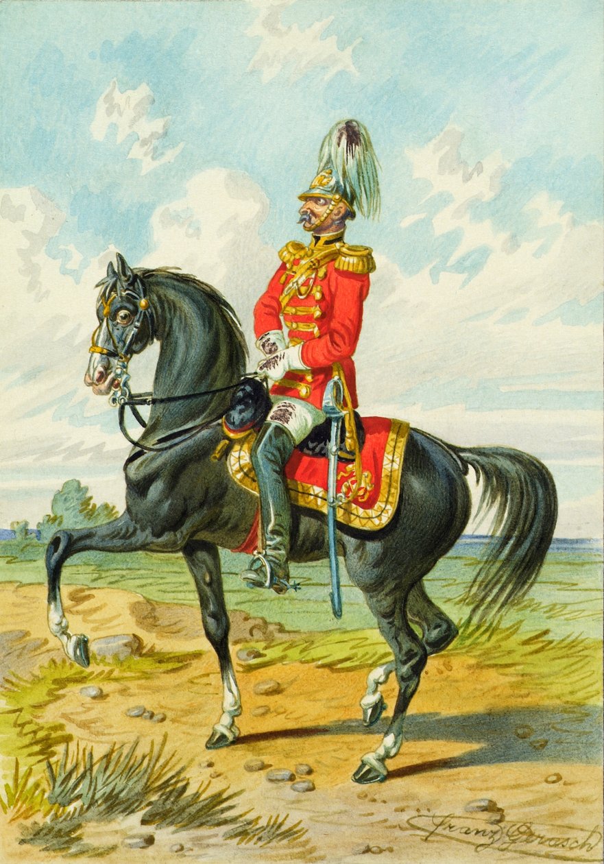 Soldat à cheval - Franz Gerasch