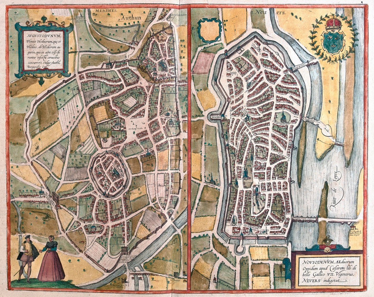 Autun et Nevers, France - Franz Hogenberg
