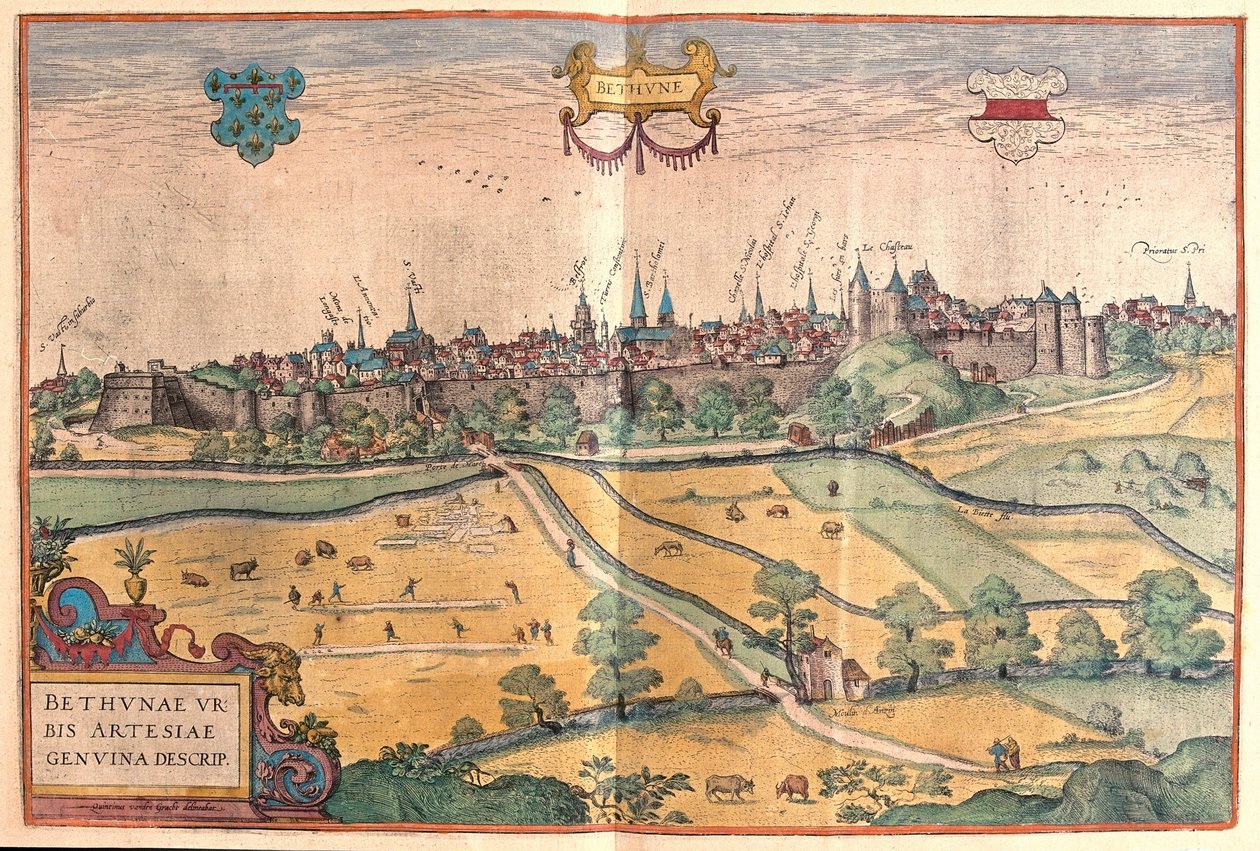 Béthune dans le Pas-de-Calais, France - Franz Hogenberg