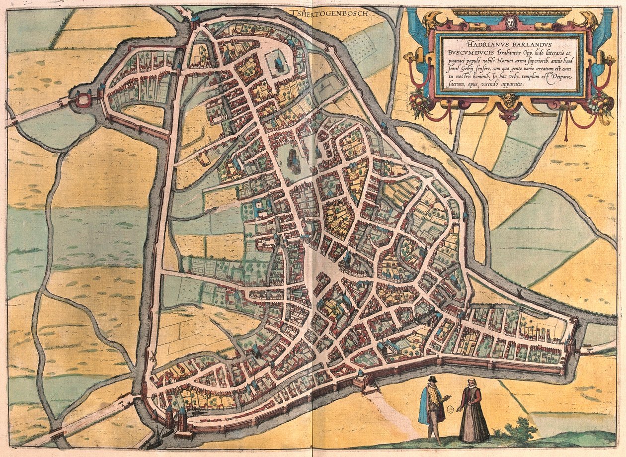 Bois-le-Duc, Pays-Bas (gravure) - Franz Hogenberg