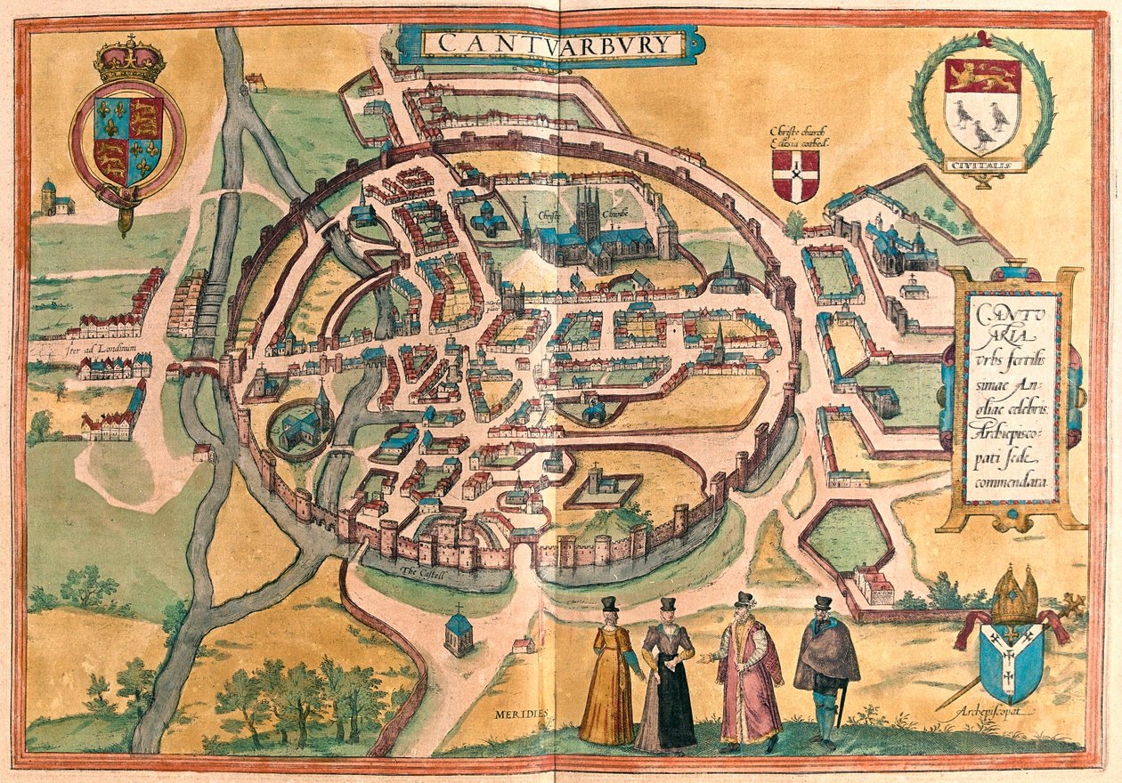 Canterbury, Angleterre - Franz Hogenberg