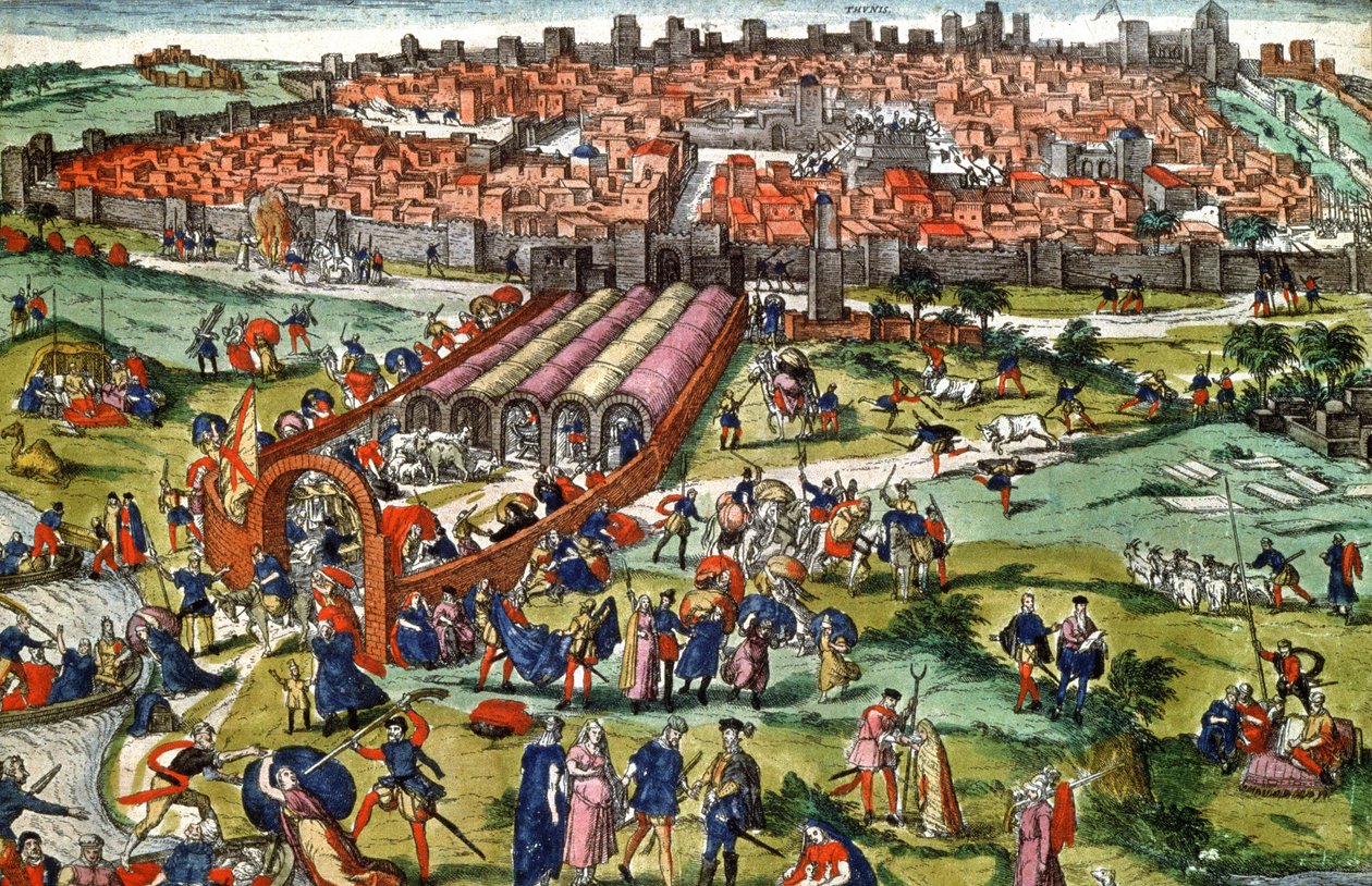 Capture de Tunis par Charles V - Franz Hogenberg
