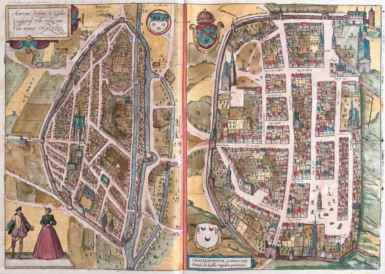 Chartres et Châteaudun, France - Franz Hogenberg