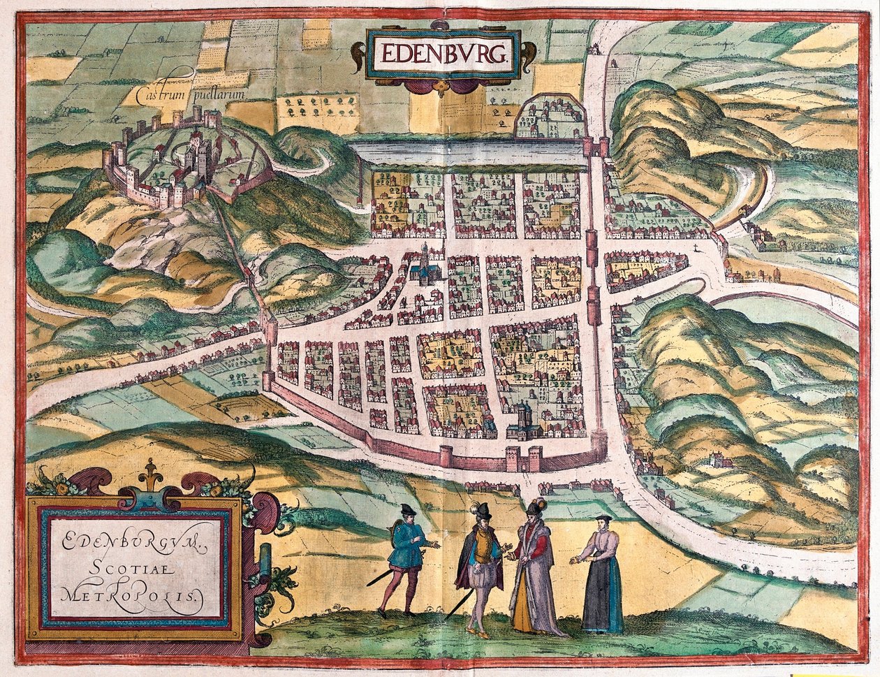 Édimbourg, Écosse - Franz Hogenberg