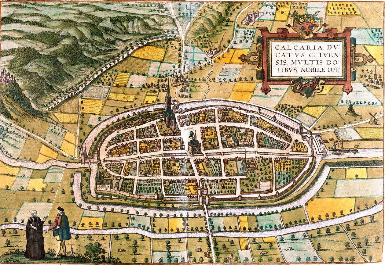 Plan de Kalkar, Allemagne - Franz Hogenberg