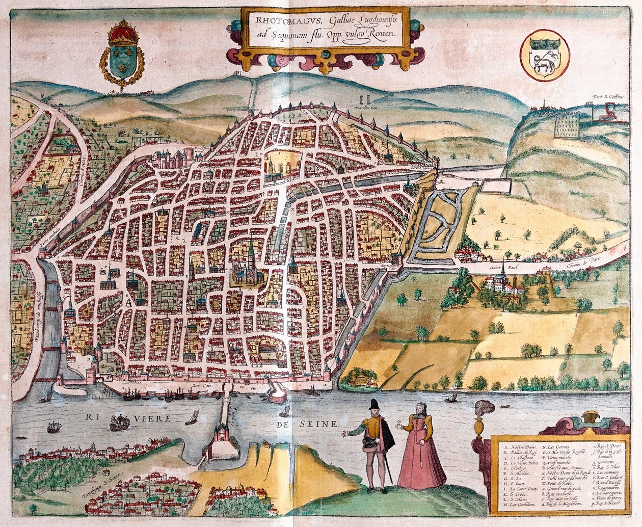 Rouen - France - Franz Hogenberg