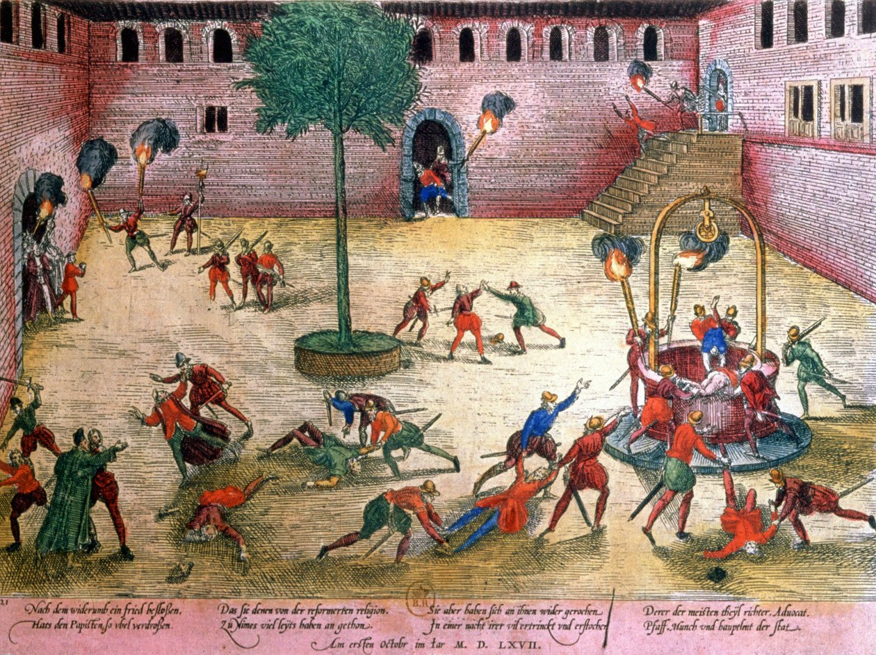 Deuxième guerre de religion française : La Michelade - Franz Hogenberg