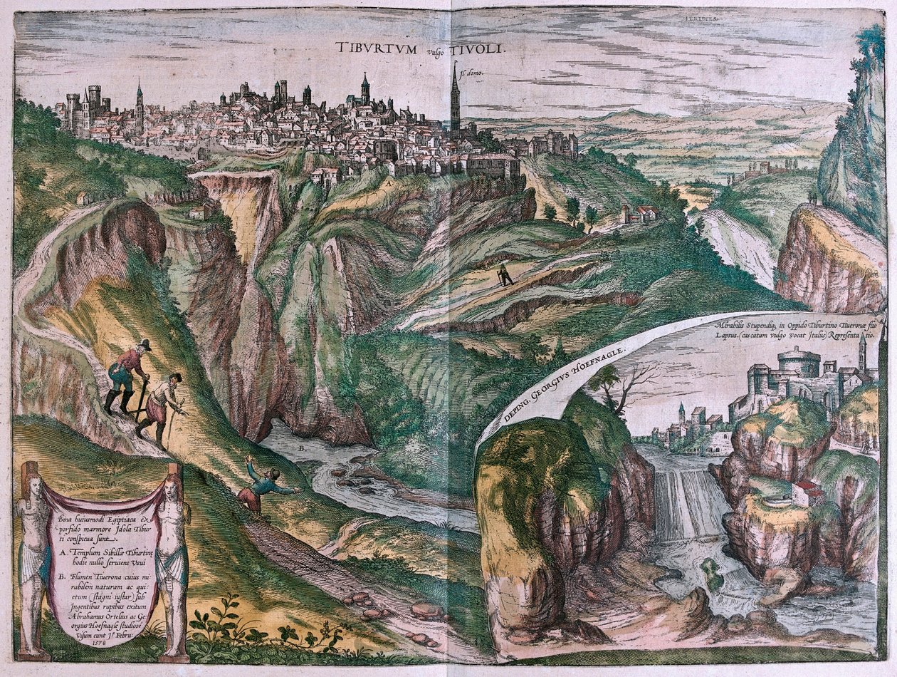 Tivoli, Italie - Franz Hogenberg