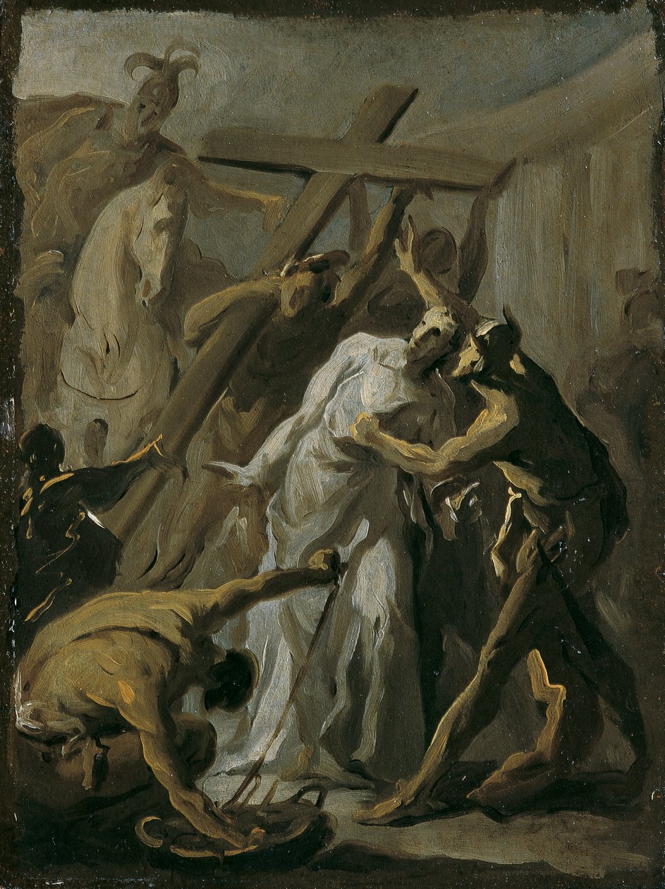 Christ porte la croix - Franz Joseph Spiegler