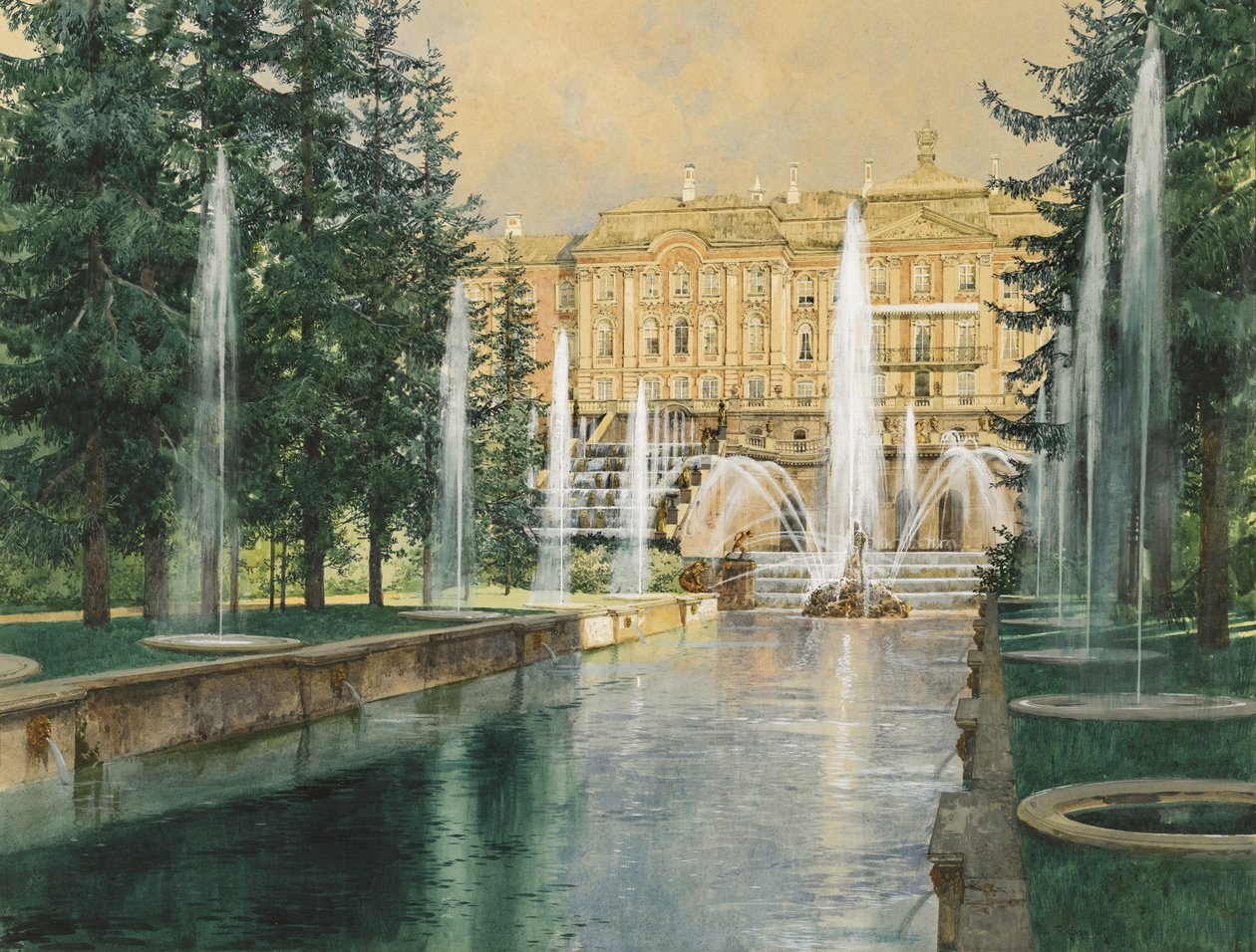 Peterhof, 1898 - Franz Kopallik