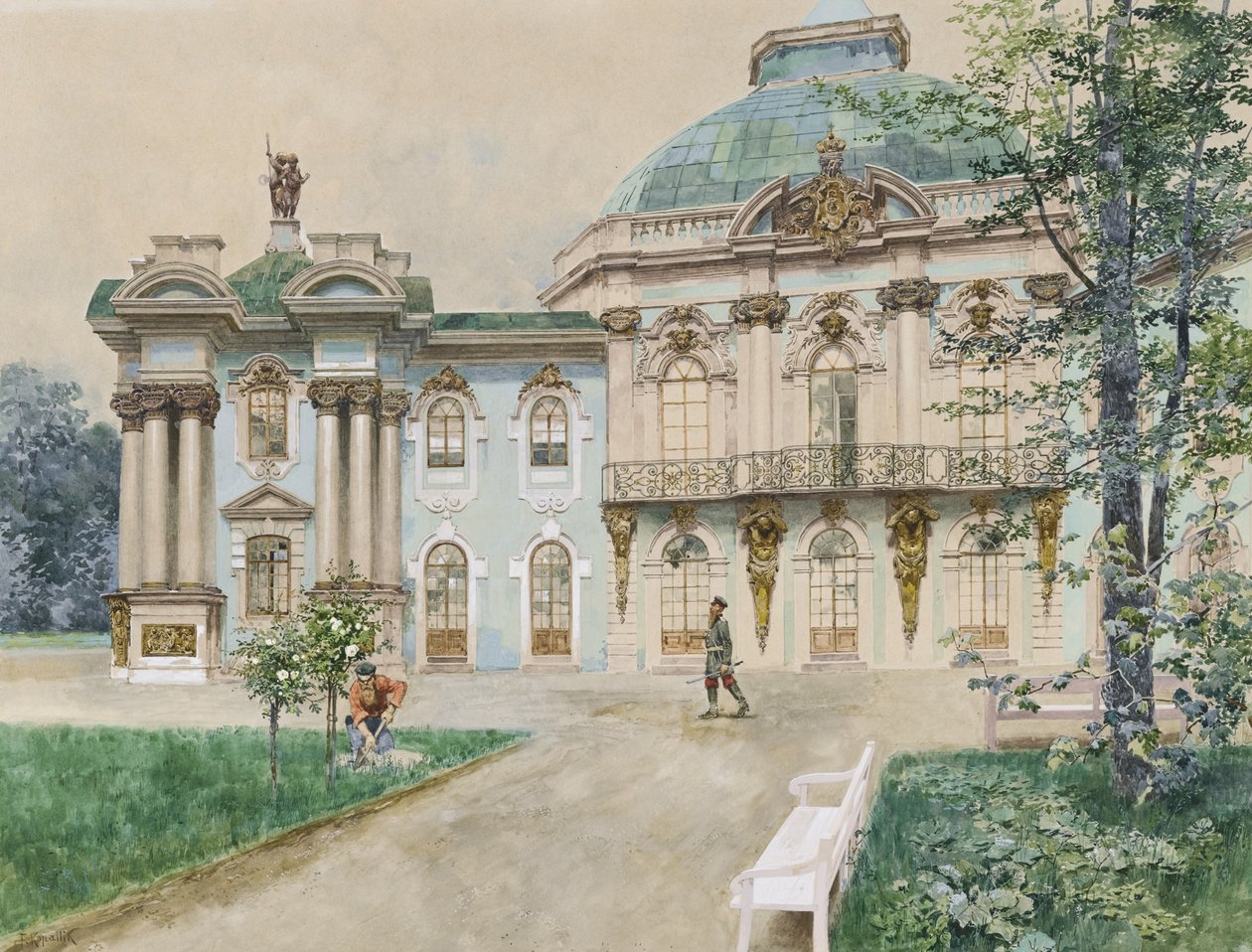 Tsarskoïe Selo, 1898 - Franz Kopallik