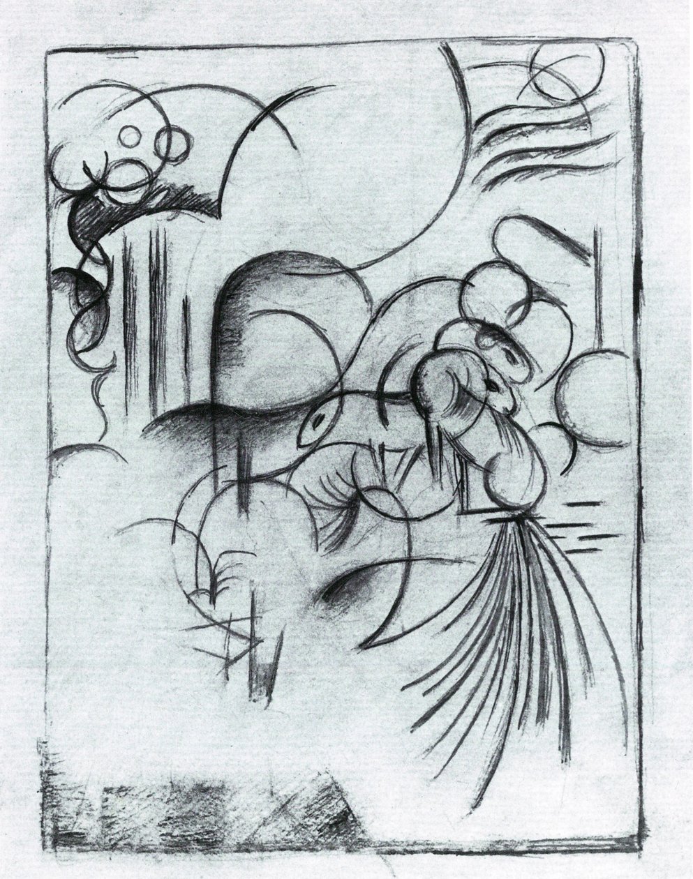Composition abstraite - Franz Marc