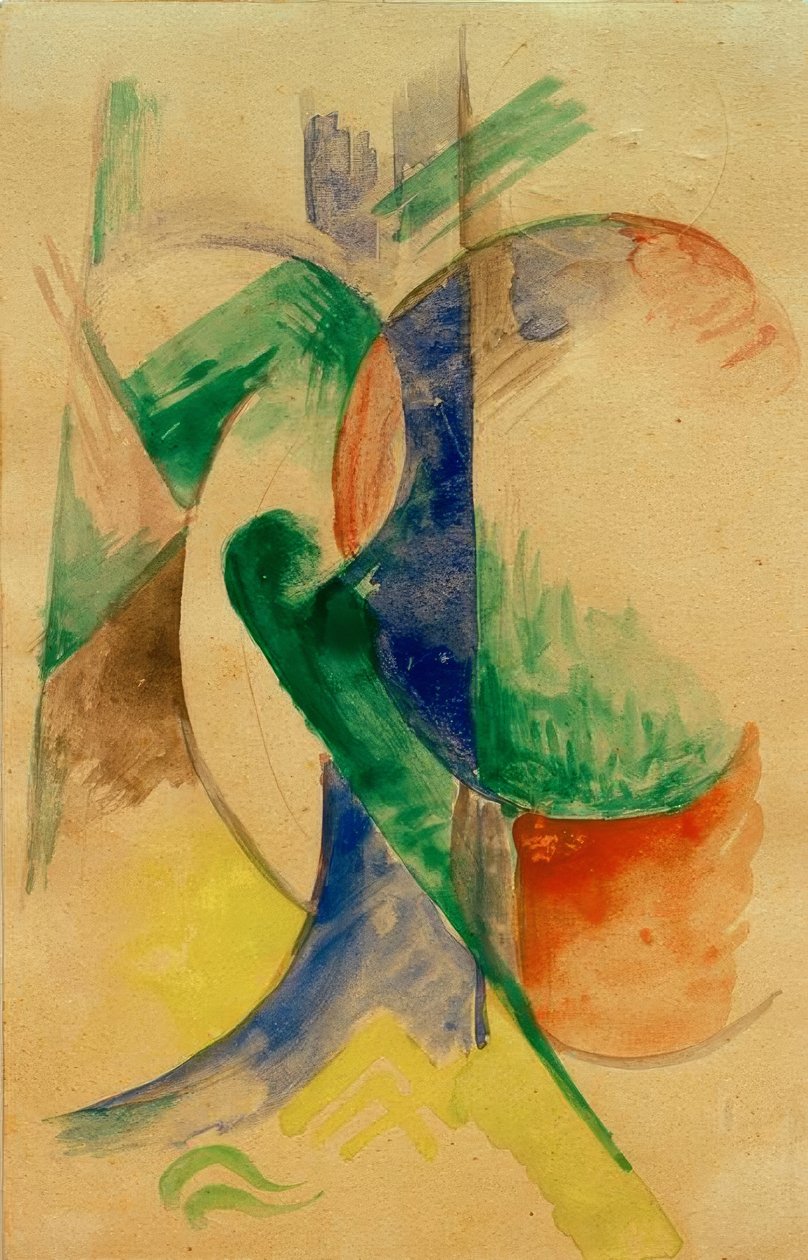 Composition abstraite - Franz Marc