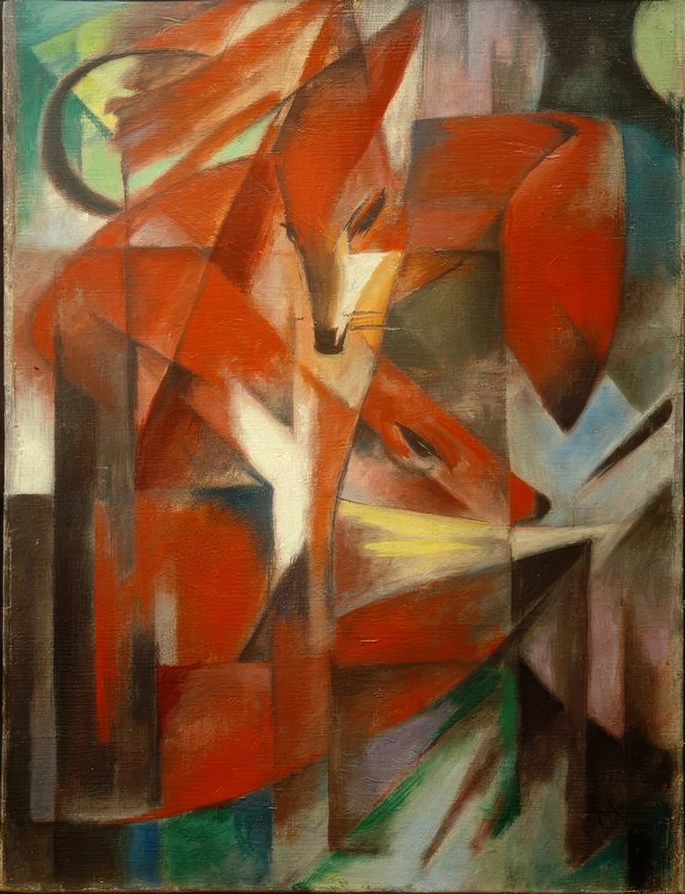 Les renards - Franz Marc